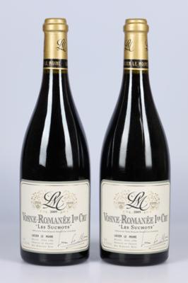 2009 Vosne-Romanée 1er Cru Les Suchots AOC, Lucien Le Moine, Burgund, 93 Wine Spectator-Punkte, 2 Flaschen - Víno a lihoviny