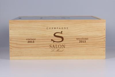 2013 Champagne Salon Cuvée 'S' Le Mesnil Blanc de Blancs Brut, Champagne, 97 Parker-Punkte, 3 Flaschen, in OHK - Die große Frühjahrs-Weinauktion powered by Falstaff