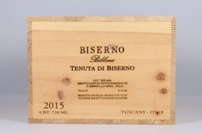 2015 Biserno, Tenuta di Biserno, Toskana, 96 Falstaff-Punkte, 6 Flaschen, in OHK - Víno a lihoviny