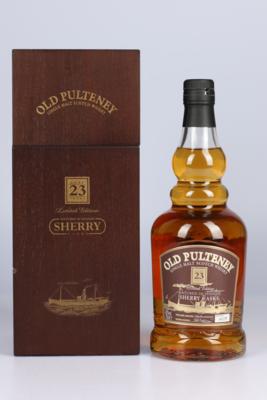 23 Years Old Old Pulteney Single Malt Scotch Whisky Limited Edition, matured in Sherry Casks, Old Pulteney, Schottland, 0,7 l in OHK - Die große Frühjahrs-Weinauktion powered by Falstaff