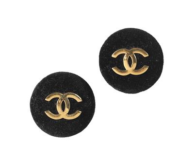 1 Paar CHANEL Ohrclips - Vintage Mode und Accessoires