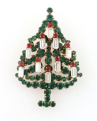 Weihnachtsbaum Brosche mit Kerzen - Móda a doplňky