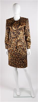 Yves Saint Laurent - Kostüm im Leopardenprint, - Vintage fashion and acessoires