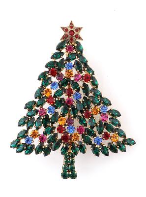 Weihnachtsbaum Brosche - Vintage Mode und Accessories