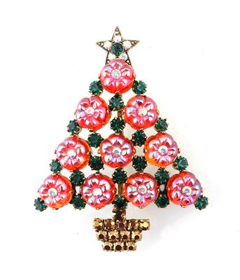 Weihnachtsbaum Brosche - Vintage Mode und Accessories