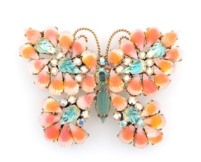 Schmetterlingsbrosche - Vintage, Mode und Accessoires