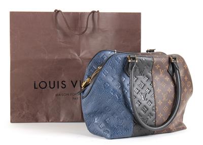 Louis Vuitton - Marine Limited Edition Monogram Block Bag Burgundy