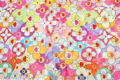 LOUIS VUITTON Takashi Murakami Cosmic Blossom Schal, - Handtaschen und  Accessoires 2021/10/07 - Realized price: EUR 340 - Dorotheum