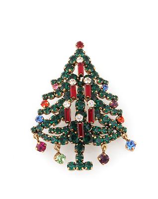 Weihnachtsbaum-Brosche, - Fashion and accessories