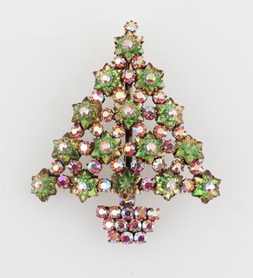 Weihnachtsbaum-Brosche, - Kabelky a doplňky