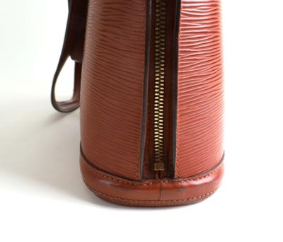 Louis Vuitton // Vintage Brown Epi Leather Lussac Shoulder Bag
