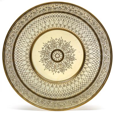 A Lobmeyr glass plate, - Sklo, Porcelán