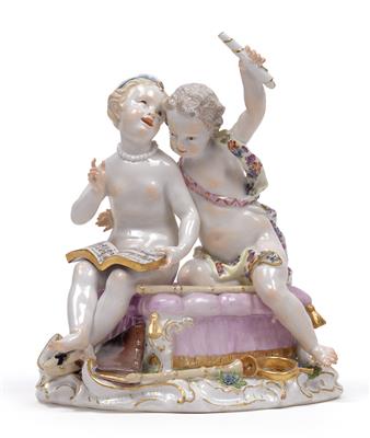 An allegory of music, - Glass and porcelain