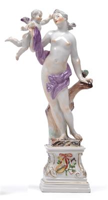 Venus and Cupid, - Sklo, Porcelán