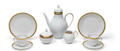 A coffee service, - Sklo, Porcelán