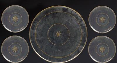Lobmeyr – Eight dessert bowls, - Glass and porcelain