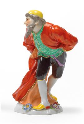 Pantalone aus der "commedia dell'arte", - Glas und Porzellan