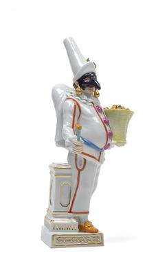 Pulcinello aus der "commedia dell'arte", - Glas und Porzellan