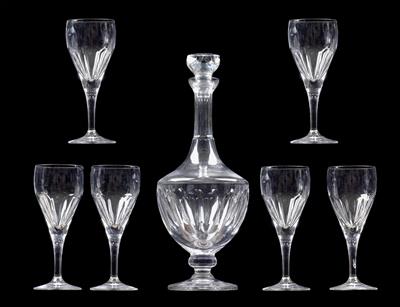 Limoges Trinkservice in originalen Kassetten, - Glas und Porzellan