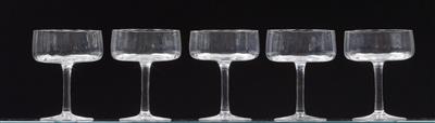 Lobmeyr-Champagnergläser, - Glas und Porzellan