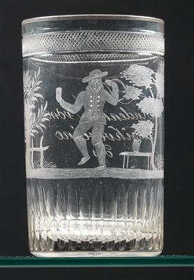 "Zum Andenken vom Musikvereine" - Glass and porcelain