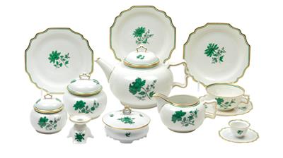 A tea service, - Vetri e porcellane