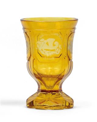 Freundschafts-Pokal, - Glas und Porzellan