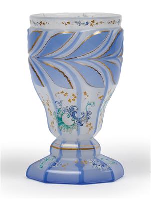 A footed beaker, - Sklo, Porcelán