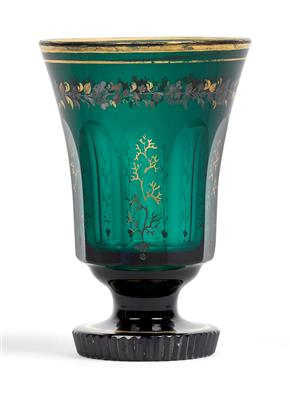 A goblet, - Sklo, Porcelán