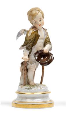"Cupid as a beggar", - Sklo, Porcelán