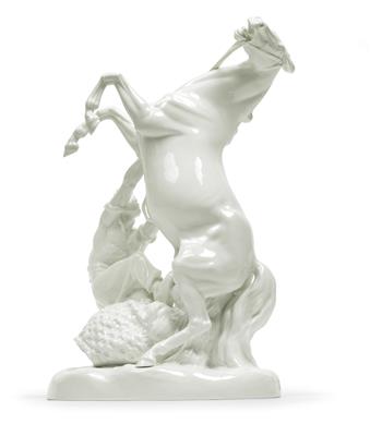 Horse tamers, - Sklo, Porcelán