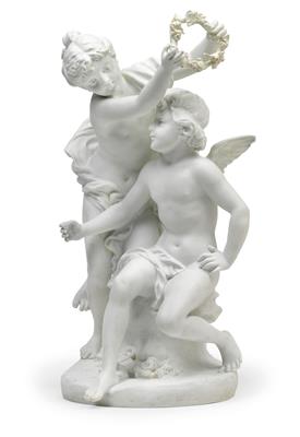 Cupid and Psyche, - Sklo a Porcelán