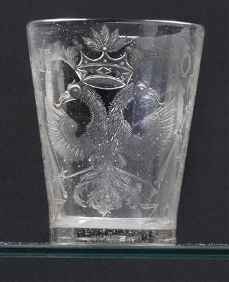 A Baroque beaker 1728, - Sklo a Porcelán