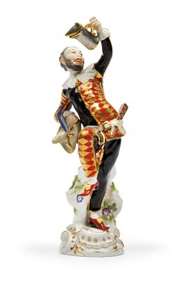 A harlequin “Zanni Müller” 1738, - Glass and Porcelain