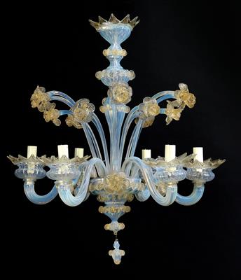 A Venetian chandelier, - Sklo a Porcelán
