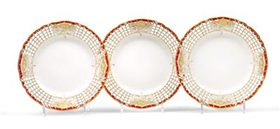 Dessert plates, - Sklo a Porcelán