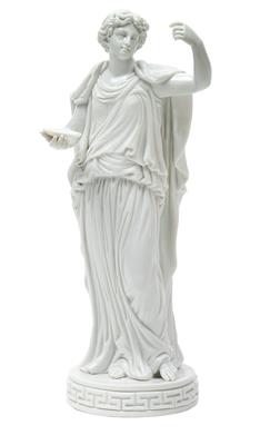 A figure of Hebe, - Glass and Porcelain