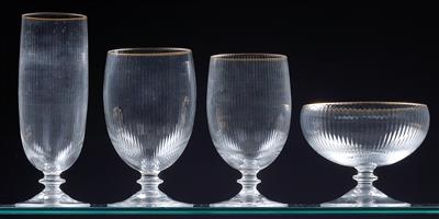 A Murano stemware service, - Glass and Porcelain