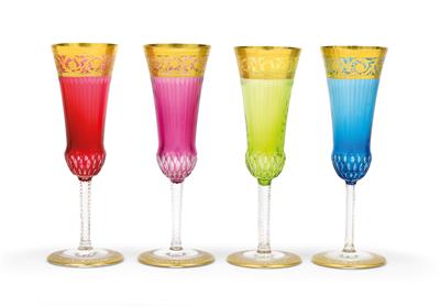 St. Louis sparkling wine glasses, - Vetri e porcellane