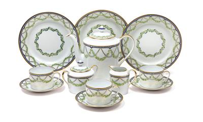 A Tiffany tea service, - Vetri e porcellane