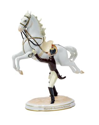 Capriole - Spanish Riding School, Imperial Palace Vienna, - Sklo a Porcelán