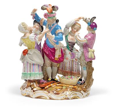 The Dancing Master, - Sklo a Porcelán