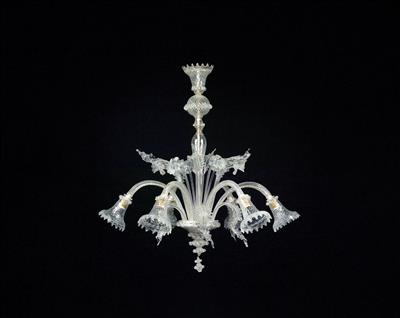 A Chandelier in Venetian Style, - Vetri e porcellane