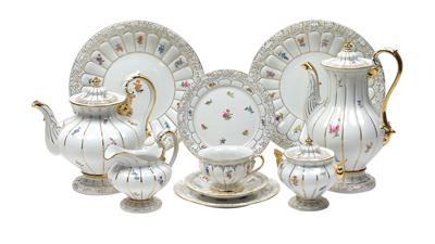 A Sumptuous Coffee and Tea Service, - Glass and Porcelain