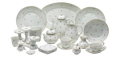 A Dinner and Coffee Service, - Glass and Porcelain