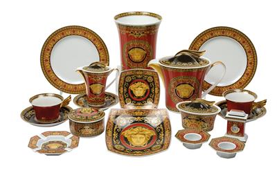 VERSACE “Medusa”, a Tea Service, - Sklo a Porcelán