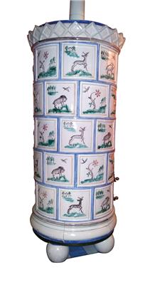 A ‘Hunting’ Tiled Stove, - Sklo a Porcelán