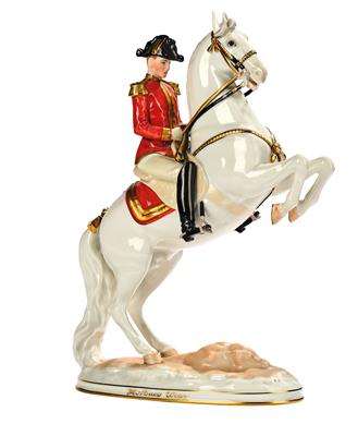 Courbette – Spanish Riding School, Imperial Palace Vienna, - Sklo a Porcelán