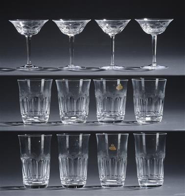 A Set of Glasses, - Sklo a Porcelán