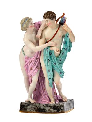 Venus and Adonis, - Sklo a Porcelán